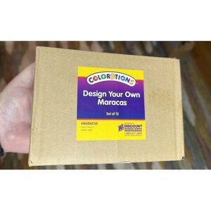 Design Your Own Maracas Set of 12 - Brown Box